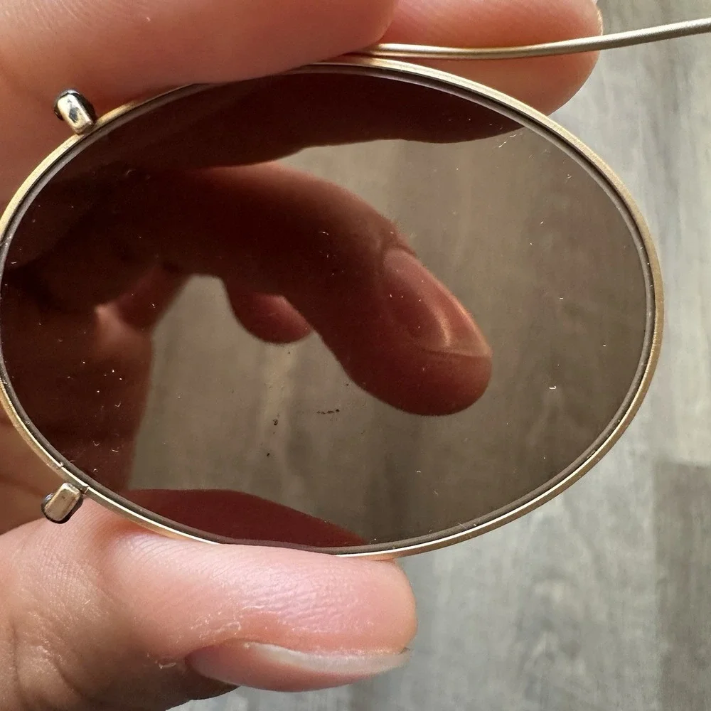 VINTAGE GIORGIO ARMANI CLIP ON SUNGLASSES 719 50 21 MADE IN ITALY Frame Only‎